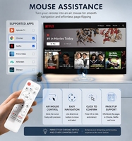 Boîtier TV Android RK3518 14 2 Go 16 Go WiFi 6 4K Lecteur Multimédia Intelligent avec Télécommande Vocale pour Vente en Gros Mondiale