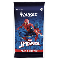 Boîte de présentation Marvel Spider-Man Play Booster, 30 paquets, ensemble de boosters Marvel Superhero Crossover Hobby