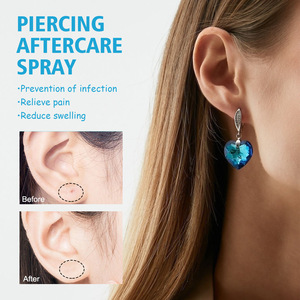 South Moon <span class=keywords><strong>Piercing</strong></span> Aftercare Spray Nettoyage des oreilles Élimination des odeurs Spray Prévention Soulagement <span class=keywords><strong>de</strong></span> la douleur Réduction du gonflement Soins des oreilles - Product Image 5