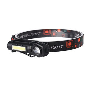 Lampe frontale LED rechargeable 2000 mAh, luminosité réglable, bandeau rotatif pour la pêche nocturne en extérieur - Product Image 5