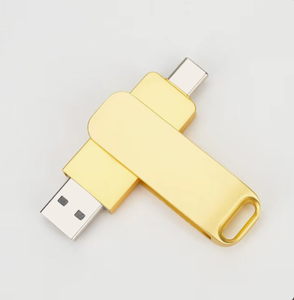 Clé USB en métal USB 2.0/3.0 Type-C en gros avec logo et couleurs personnalisés, garantie 1 an, capacité de 1 Go à 128 Go - Product Image 4