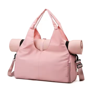 Bolso de Gimnasio de Nailon para Deportes al Aire Libre para Hombres y Mujeres, Bolsa de Mano de Viaje para Entrenamiento de Yoga y Fitness con Compartimento para Zapatos - Product Image 2