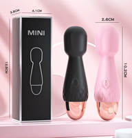 Taschen-Massagegerät Mini AV Magic Wand 10 Modi Leistungsstarker Vibrator Erwachsenen-Sexspielzeug Frauen Klitoris G-Punkt Stimulator Weiblicher Masturbator