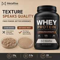 Poudre de protéines de lactosérum 100% OEM, chocolat doublement riche, 1,98 livre, 24 g de protéines, 29 portions, complément alimentaire pour le sport et la remise en forme pour adultes