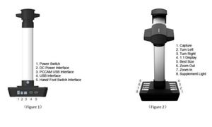 ABBYY A3 Focus 20MP USB Máy quét tài liệu với flatten tính năng và bàn đạp chân visualizer OCR cuốn sách máy quét trong kho - Product Image 2