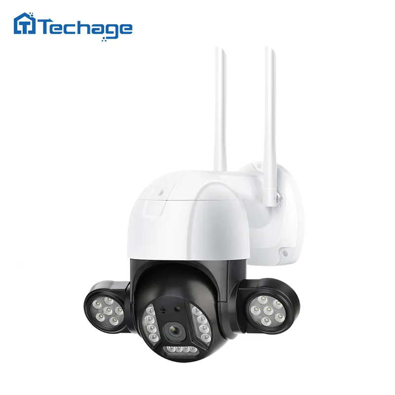 Techage 360 derece insan algılama Ptz Dome kamera İki yönlü ses 5MP IP kablosuz güvenlik kamera
