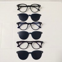 Gafas de Sol Polarizadas con Clip UV400 de Acetato de Alta Gama, Estilo ASST, Disponibles en Stock, Montura Óptica de Acetato, Gafas de Acetato de Diseño Aleatorio