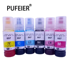 70ML Bottle Premium 056 057 107 108 574 Refill Dye Ink Kits Compatible For Epson L8050 L8058 Inkjet Printer Dye Based Ink