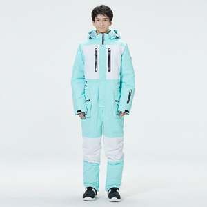 New One-piece Ski <b>Suit</b> Men and <b>Women</b> <b>Suit</b> Single-board Double-board Warm Windproof Waterproof <b>Snow</b> <b>Suit</b> Ski Pants - Product Image 4