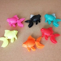 Aquarium Simulé Aménagement Paysager Décorations D'aquarium Petit Poisson En Plastique Simulé Poisson Rouge Colonne D'eau Lampe