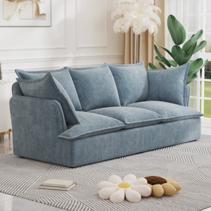 モダンミニマリストモジュール式圧縮ソファダブルシート屋内リビングルーム家具 - Product Image 4