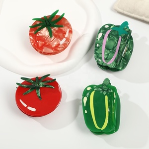 Pinza de Pelo de Acetato con Diseño de Tiburón y Dibujos Animados, Accesorios para el Cabello - Product Image 5