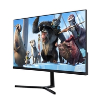 Moniteur d'ordinateur de jeu FHD IPS HDR de 24 pouces avec entrées VGA et DP, résolution 1080P, haut-parleur intégré pour utilisation sur ordinateur de bureau