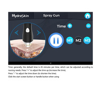 Appareil de bureau professionnel d'analyse cutanée à bulles thermiques hydrogène-oxygène HydraSkin Smart Ice-Blue Pro pour l'élimination des pigments et le nettoyage