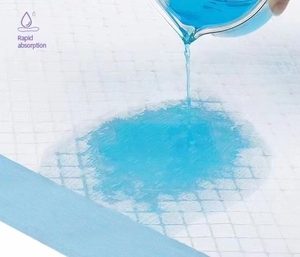Serviettes absorbantes jetables pour incontinence, bleu clair, qualité médicale, pour adultes et soins aux personnes âgées - Product Image 5