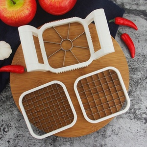 Gadget de cuisine 3-en-1 de haute qualité pour fruits, trancheuse à pommes manuelle avec poignée en PP, 8 lames, coupe-pommes, dénoyauteur de pommes - Product Image 4