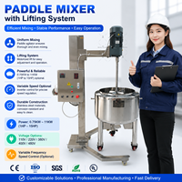 Mélangeur à Immersion Professionnel Ace Emulsifier pour Cosmétiques Industriels, en Acier Inoxydable Sanitaire, Mélangeur Haute Vitesse 0-3400 tr/min