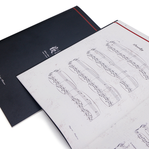 Tùy Chỉnh Chuyên Nghiệp A4 Yên Khâu Softcover Cuốn Sách Bù Đắp Đầy Đủ Màu Sắc Giấy Tờ Tài Liệu Bìa Đàn Piano Âm Nhạc Điểm In Ấn - Product Image 6