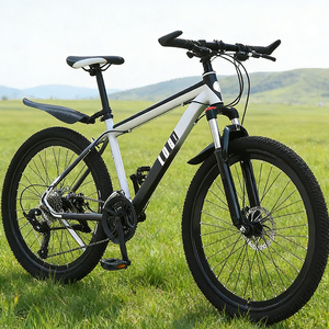 Vélo de montagne, longueur de cadre 1,6 m, roue de 26 pouces, 21 vitesses, cadre en acier, vélo confortable pour adultes, sports de plein air - Product Image 1