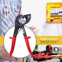 Pince coupe-câble multifonctionnelle Pince à dénuder à cliquet Outil d'électricien pour électriciens Outils à main multi-outils Coupe-câble