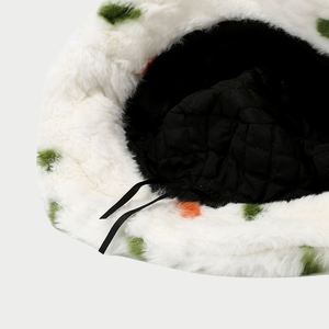 Japanese Style Artistic Fresh Style Fashion Plush Warm Bucket <b>Hat</b> Korean Style Autumn Winter Outdoor Bucket <b>Hat</b> - Product Image 3