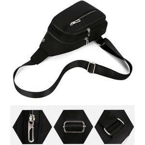 Sac à bandoulière <span class=keywords><strong>multi</strong></span>-fonction en nylon pour hommes et femmes, petit sac de sport personnalisé de haute qualité - Product Image 3