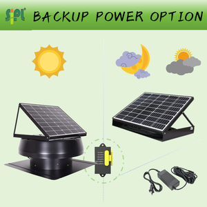 <span class=keywords><strong>พัดลม</strong></span><span class=keywords><strong>ระบาย</strong></span><span class=keywords><strong>อากาศ</strong></span>บนหลังคาพลังงานแสงอาทิตย์ 50 วัตต์ ขนาด 14 นิ้ว พร้อมตัวควบคุมอัจฉริยะ ตัวเลือกพลังงานสำรอง ประหยัดทรัพยากร ฟอกอากาศ - Product Image 4