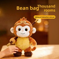 Jouet en peluche interactif pour l'éducation précoce des enfants avec IA, musique et vocalisation - Compagnon intelligent pour bébé, jouet éducatif