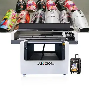 Jucolor Upgrade Impresin Uv Drucker 60X90 G5i Dx7 10 Kleuren Print Op Pp Board Canvas Art Glas Hout flatbed Uv Printer