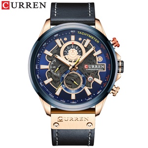 CURREN 8380 <b>Watch</b> for Men Top Brand <b>Watches</b> Leather Strap Wristwatch Fashion Chronograph Sport Quartz Clock Male Gift - Product Image 1