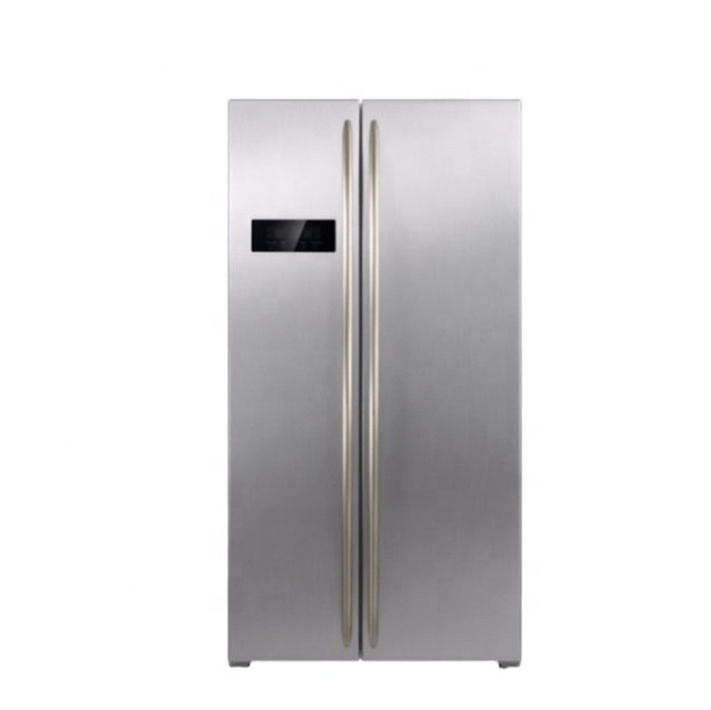 IoT-Enabled Smart Side-by-Side Fridge with Water Dispenser - App-Controlled Temp, Water Usage Tracking, Voice Command