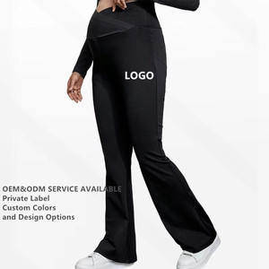 Pantalon large décontracté coupe slim pour femmes enceintes, style cloche, pour la maternité, OEM/ODM, pour l'Europe et les États-Unis - Product Image 1