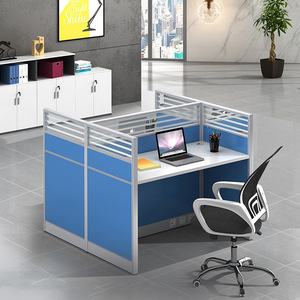 LINOU 2/4/6 Estación de Trabajo Modular Moderna de Madera, Cubículo, <span class=keywords><strong>Escritorio</strong></span> <span class=keywords><strong>para</strong></span> Sala de Estar, Sistema de Paneles Divisores, Juego de Mesa con Cajones, 3 Años de Garantía - Product Image 4