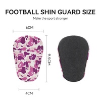 LINGTU Factory 9.5*6cm Mini protège-tibias Jésus, équipement de protection pour le football, protège-tibias mini pour enfants, jeunes et adultes