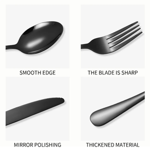 Stainless Steel Food Grade <b>Table</b> Spoon Dessert <b>Coffee</b> Salad Spoon Steak Knife Dinner Fork Tea Spoon Wholesale - Product Image 3