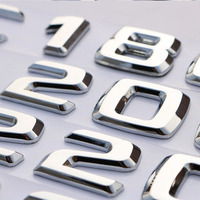 Autocollant de coffre de voiture plat argenté C180 C200 C220 C230 C250 C260 C280 C300 pour Benz