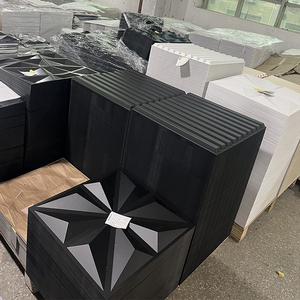 Chất lượng cao không thấm nước nổi hình nền/tường lớp phủ trắng trang trí 3D tấm Tường PVC bảng tường - Product Image 6