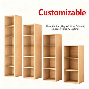 Vente flash : étagère à livres en bois multi-niveaux, <span class=keywords><strong>colonne</strong></span> unique, mince, peu encombrante, design moderne, rangement pour la maison, le bureau et l'école - Product Image 6