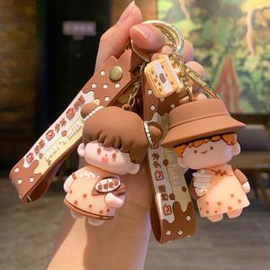 Pearl Milk Tea Bear Cartoon <b>Key</b> <b>Chain</b> Pendant Creative New Bag Pendant Gift Wholesale - Product Image 4
