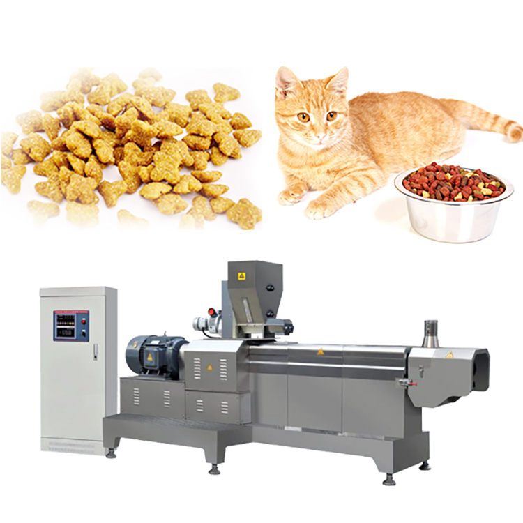 Китай, двухшнековый экструдер, машина для производства корма для собак и кошек