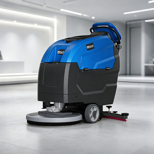New Electric Office Shopping Mall Floor Cleaning 24V Battery Self-Propelled Walk-Behind <strong>Tile</strong> Floor <strong>Scrubber</strong> With 550W <strong>Power</strong> - Product Image 1