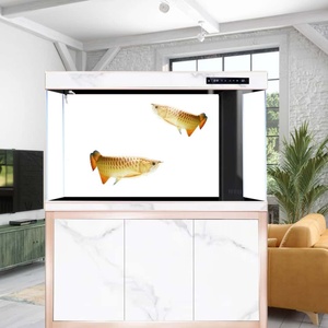 Ultra Wit Glas 120-300Cm Frameloos Panoramisch Aquarium, Aluminium Kast, Indoor Commercieel/Thuis, Natuurlijk Decor | Fabriek Direct - Product Image 3