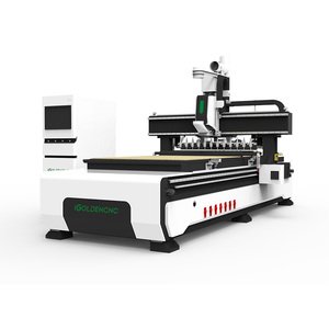 Macchina per intaglio del legno IGOLDEN 2026 1325 a testa singola, router CNC per intaglio del legno e nesting di mobili, macchina per intaglio del legno <span class=keywords><strong>3D</strong></span> - Product Image 1