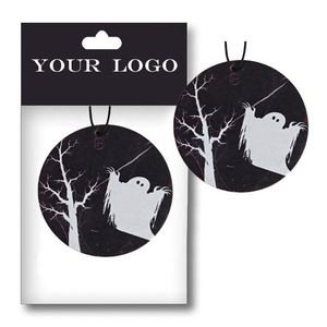 Désodorisant de voiture en papier OEM populaire, économique, personnalisable avec logo de dessin animé et parfum au choix - Product Image 6