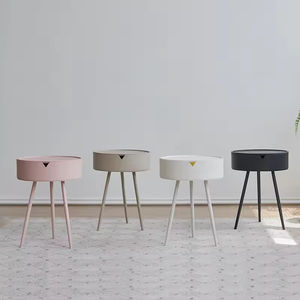 Modern Plastic Convertible Coffee Table <b>for</b> Dining Room <b>Living</b> Room Balcony-Foldable Mini Side Table - Product Image 5