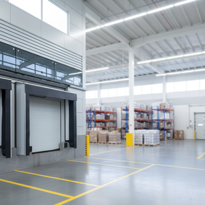 <span class=keywords><strong>Porte</strong></span> de <span class=keywords><strong>garage</strong></span> suspendue industrielle segmentée automatique en alliage d'aluminium durable - Product Image 3