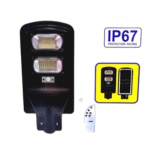 Esterno IP67 luce solare a LED con telecomando 150W Cob Chip corpo ABS per autostrada strada e giardino ROHS Certified DC - Product Image 1
