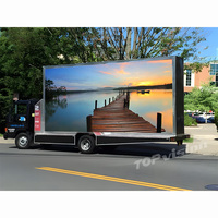 TOPvision Full Color HD Outdoor Mobile Truck Van Trailer P6.67 IP65 Étanche 3840Hz Panneau d'affichage publicitaire vidéo Affichage LED
