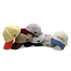 Gorra de Béisbol de Seis Paneles en Dos Tonos con Logotipo Bordado, Gorra de Pana Personalizada Estilo Dad Hat - Product Image 5