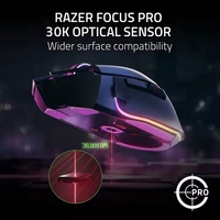 Ratón inalámbrico ergonómico para juegos RAZER Basilisk V3 original, batería de conexión USB para PC, portátiles, jugadores, Bluetooth opcional